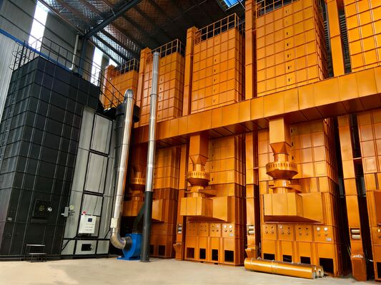 좋은 가격 정미 센터를 위한 120 TPD 배치식 곡물 논 드라이어 기계 온라인으로