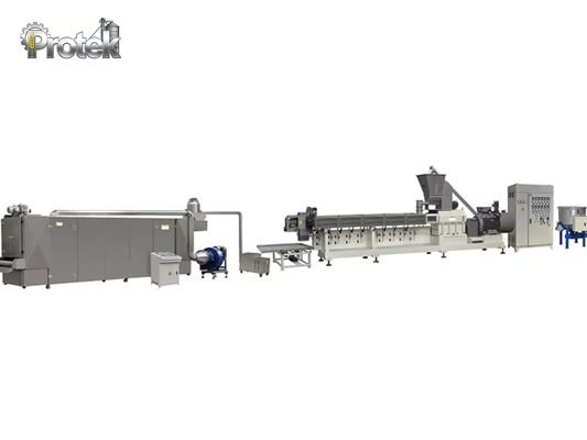 좋은 가격 용량 500kg/h 식품용 스테인리스 스틸과 자동 온도 조절을 갖춘 인공 쌀 제조 기계 온라인으로
