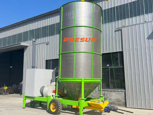 좋은 가격 완전 자동 밀 옥수수 파디 드라이어 기계 10 MT 모바일 드라이어 공급자 온라인으로