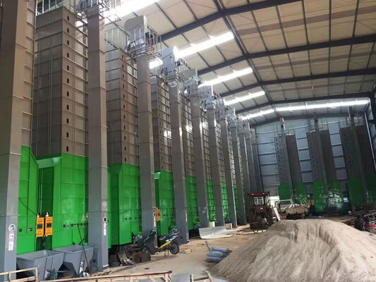 좋은 가격 다기능 수직 건조기 타워 벼 건조기 30 톤 간접 대량 건조기 30 톤 온라인으로
