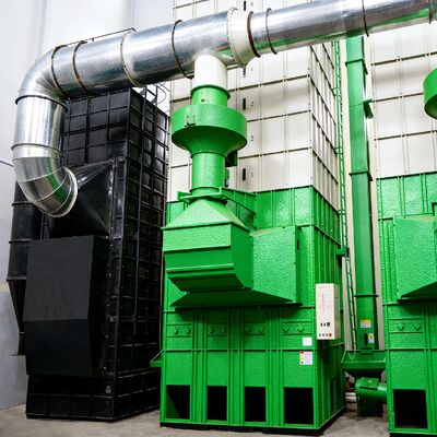 좋은 가격 200 톤 간접 가열 쌀 왕겨연소기 드라이어  콤퓨터화된 조종 온라인으로